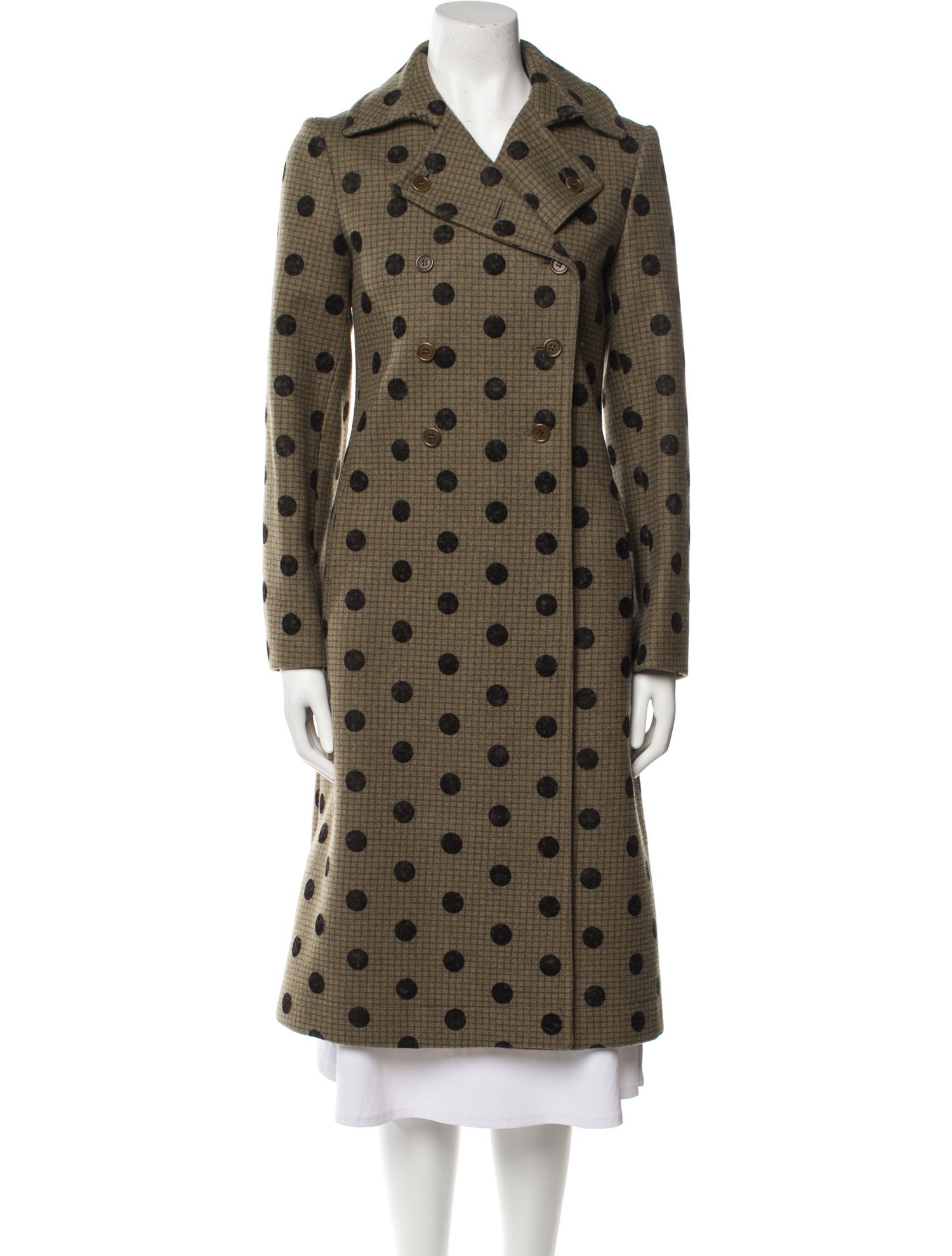 Miu Miu Vintage 1997 Coat - Brown Coats, Clothing - MIU206943