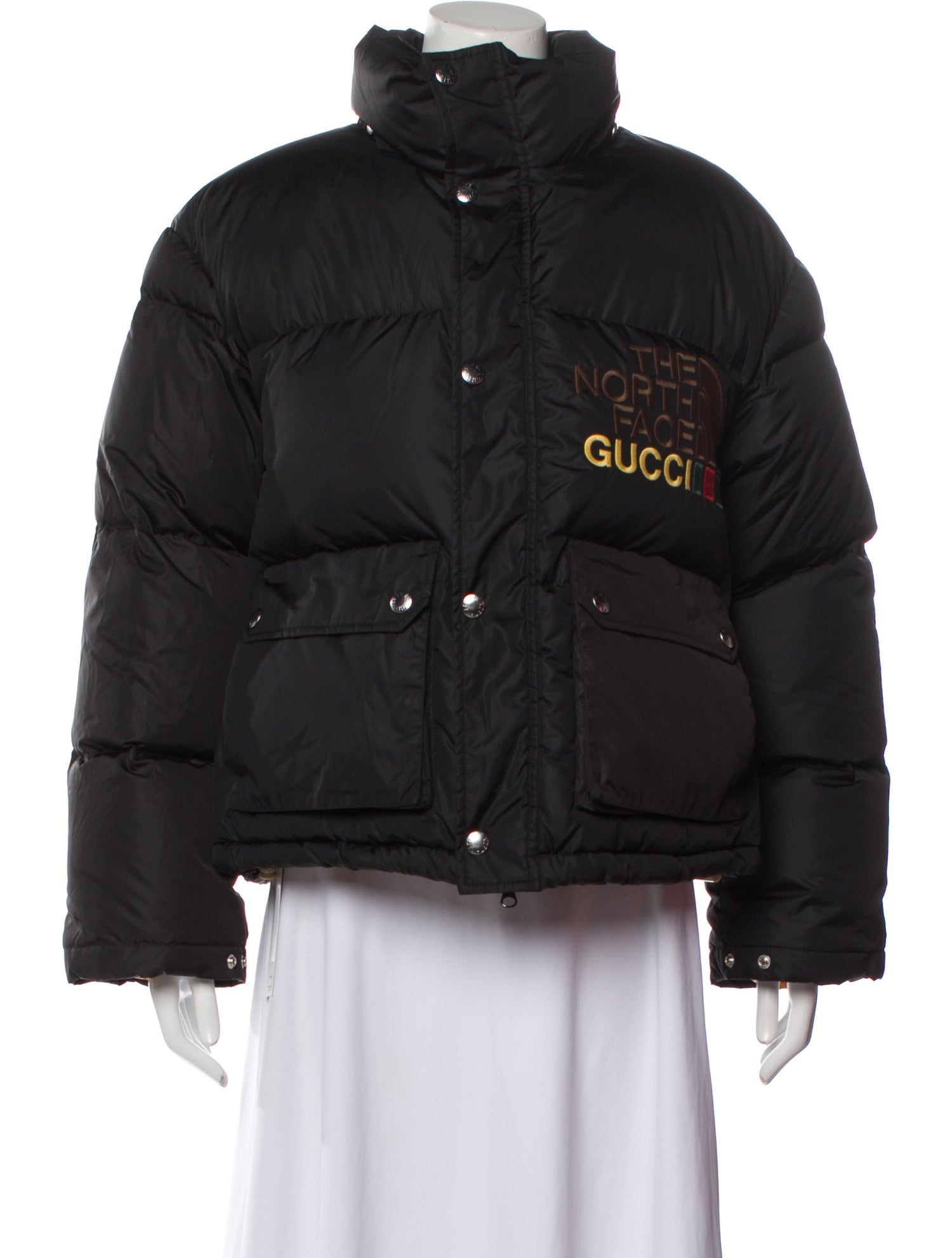 The North Face x Gucci Down Jacket - Black Jackets, Clothing