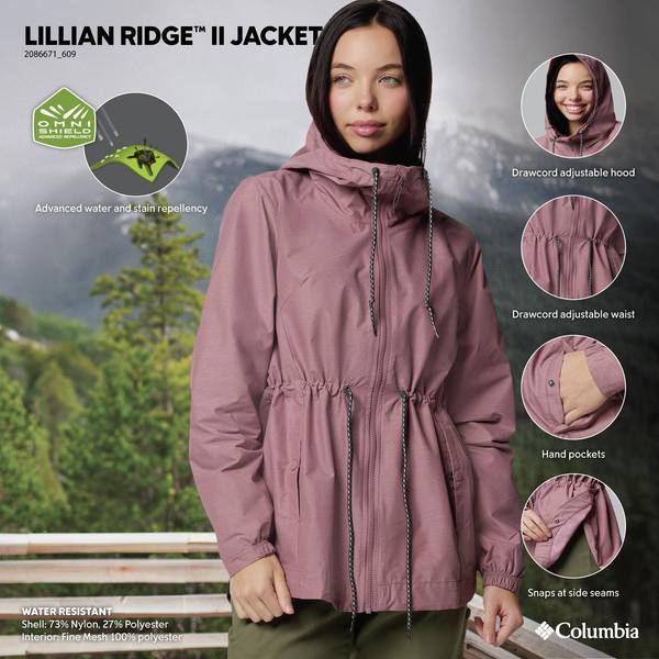 Columbia Women's Lillian Ridge II Jacket - 2086671325-L | Blain's