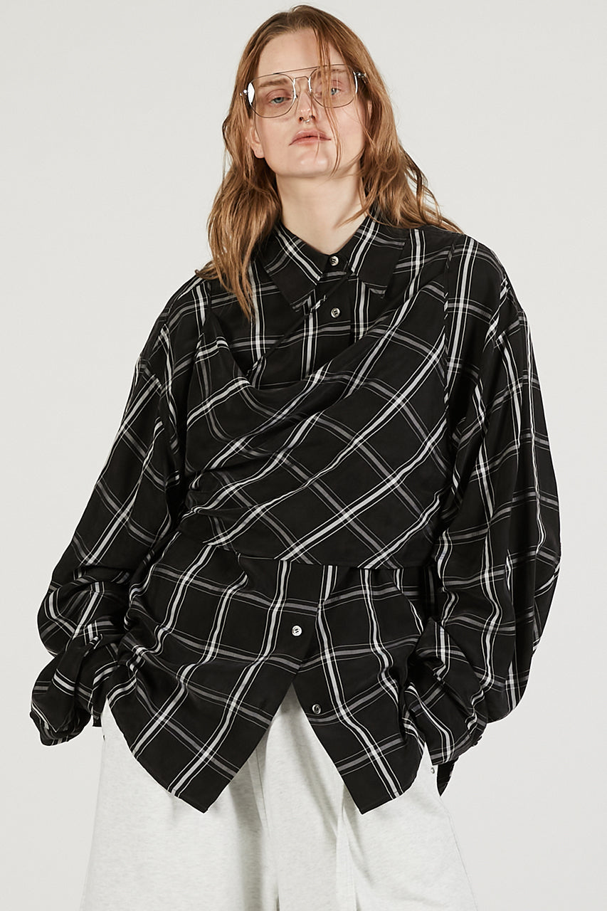 Satin Shirt And Camisole