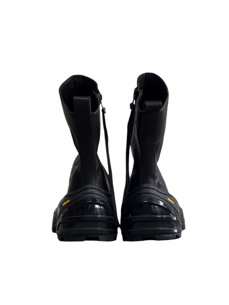 p|p : PP-001 OVER LOCK SIDE ZIP BOOTS_MARYAM HORSE FRONT