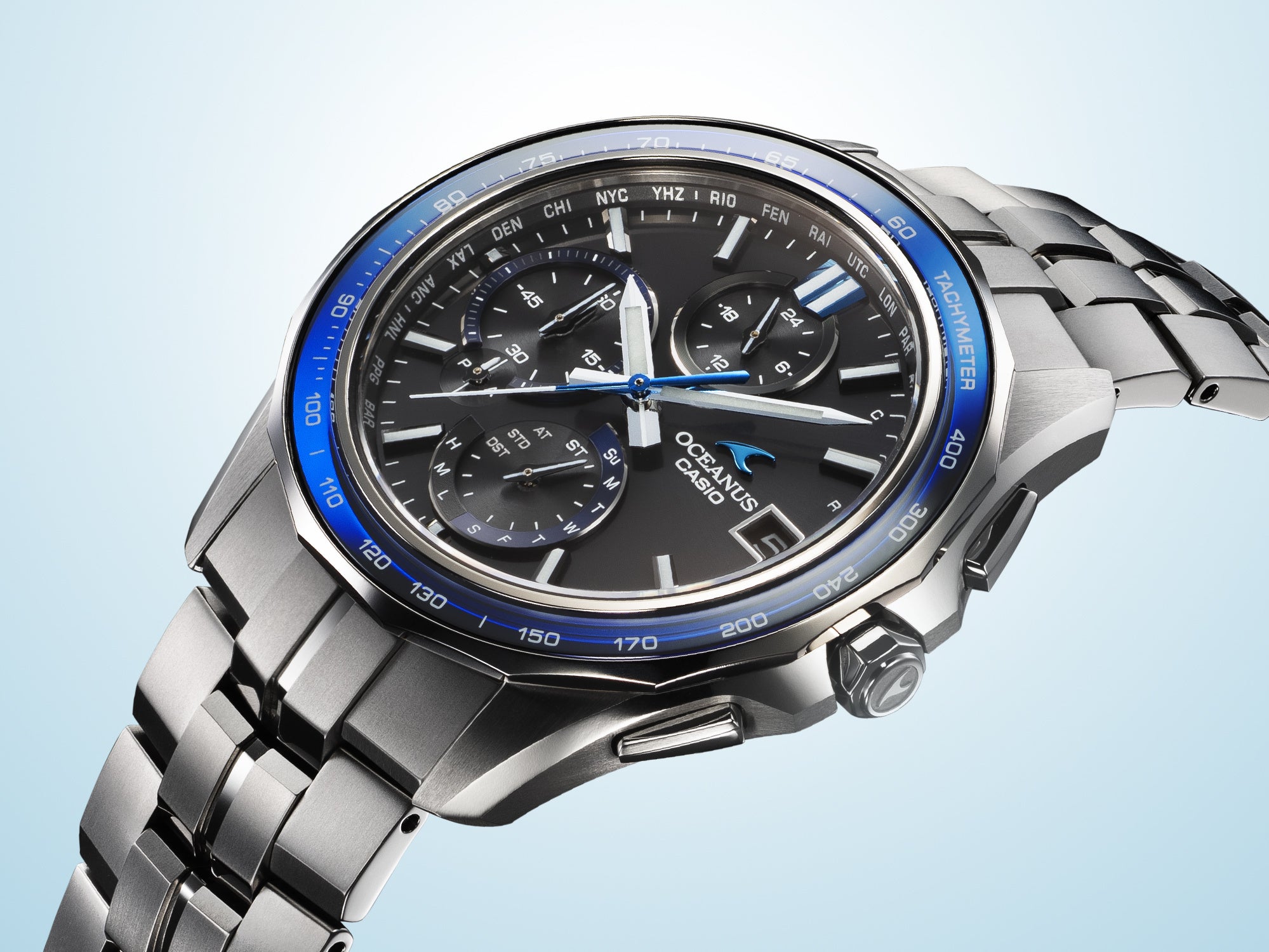 クロノグラフのスポーティ感を大胆に表現した“OCEANUS” | カシオ計算機