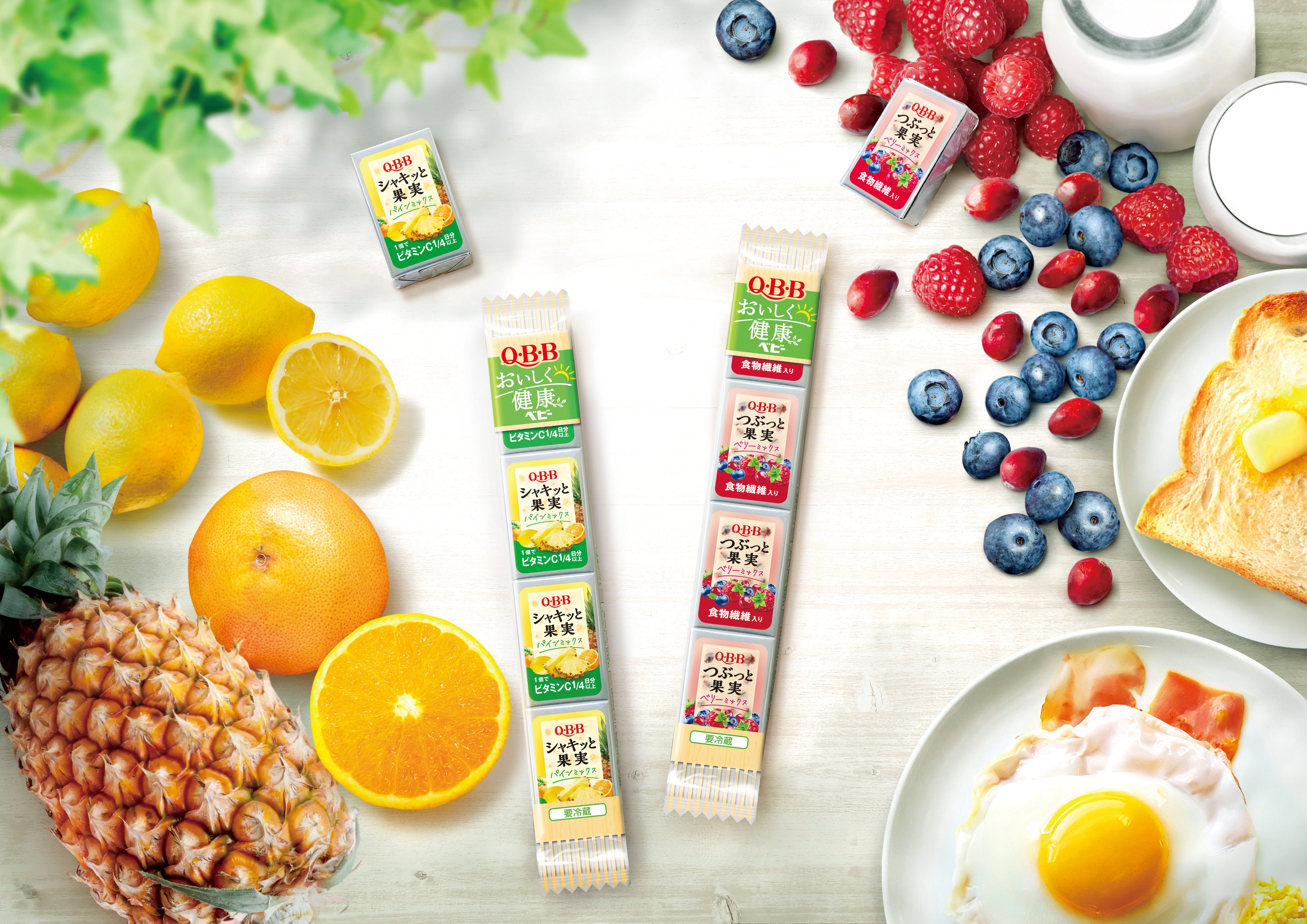 朝食においしく健康をプラス！ おいしく健康ベビー「シャキッと果実