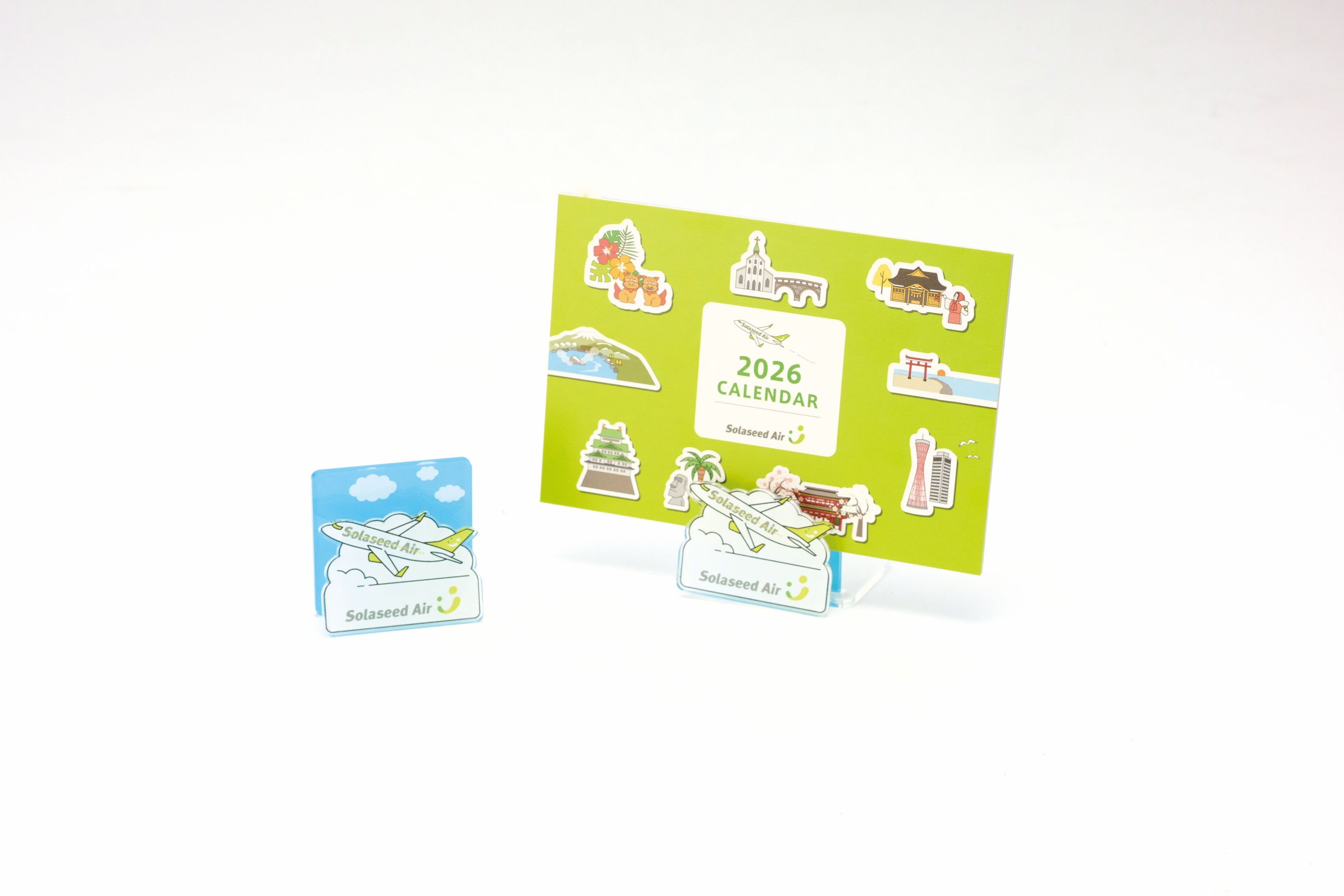 ソラシドエア 2026年版卓上クリップカレンダー 販売開始！～10月1日