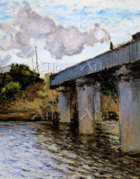 クロード・モネ 「アルジャントゥイユの鉄道橋」（部分） [1181610]の