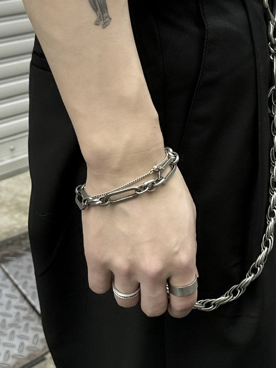 大阪店WEB限定【Chikashitsu +】original chain bracelet – PRESSING