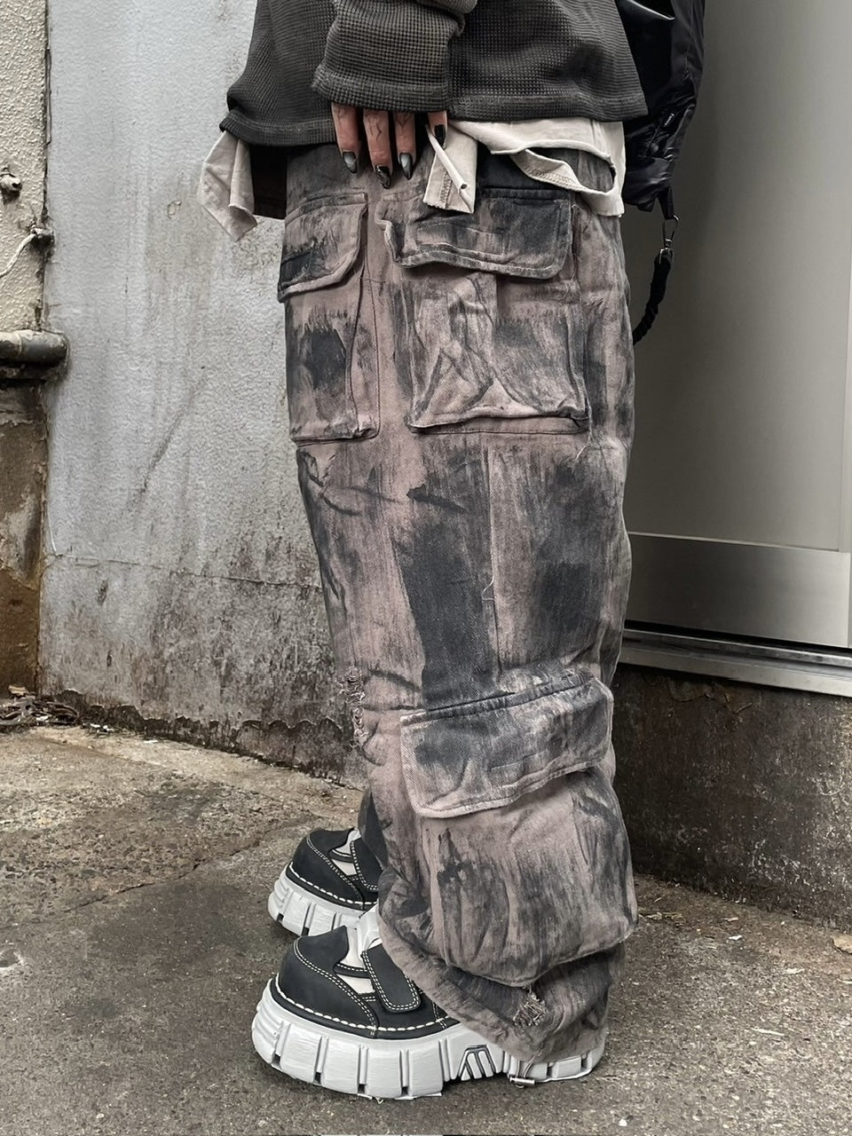 Never mind the XU】pocket cargo denim pants 4 / 【ネバーマインドザ