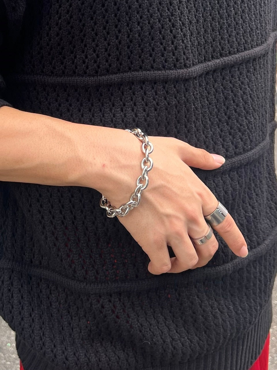 Chikashitsu +】circle chain bracelet – PRESSING WEB SHOP