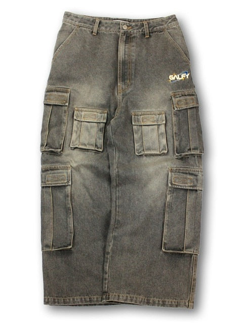 GALFY】ダーティーデニムワイドカーゴ – PRESSING WEB SHOP