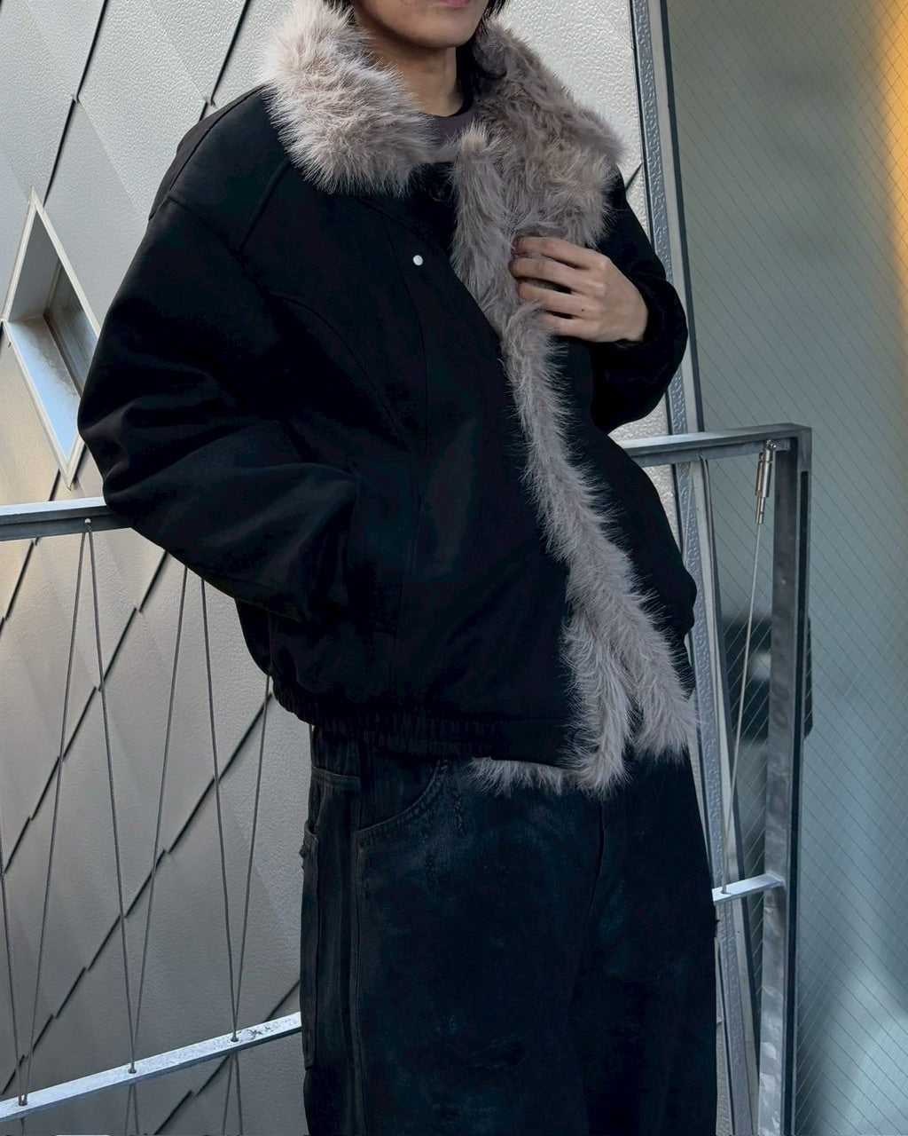 受注制【nmtc +】mouton fur jacket / 【エヌエムティーシープラス