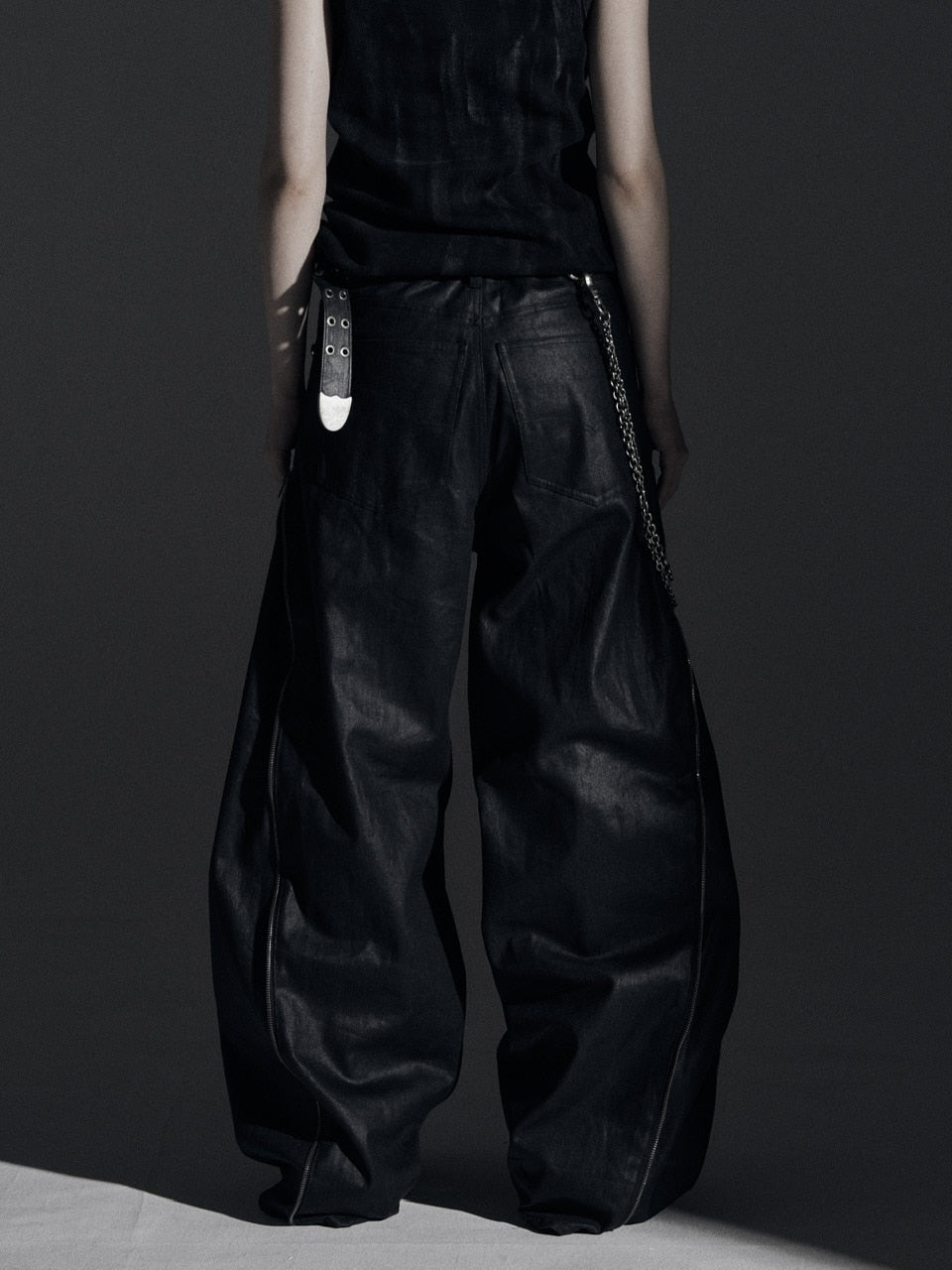 Rosen Kreuz】ZIP WIDE BAGGY PANTS – PRESSING WEB SHOP