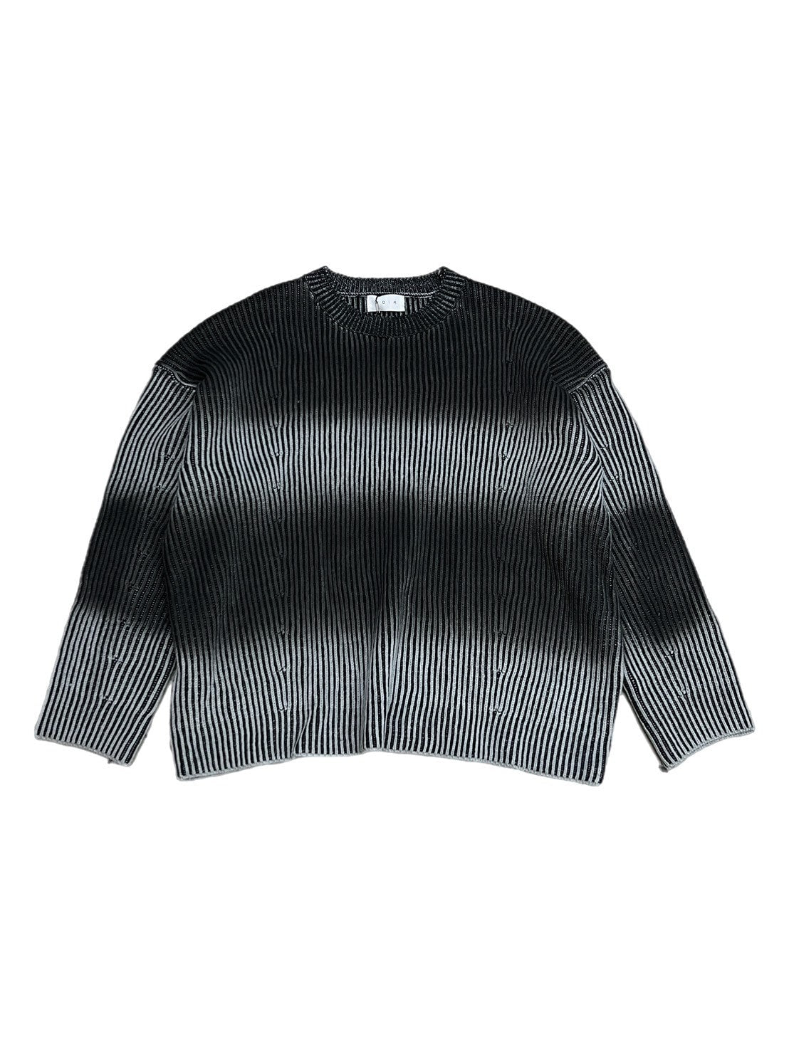 受注制【Chikashitsu +】bleach washing knit (3color
