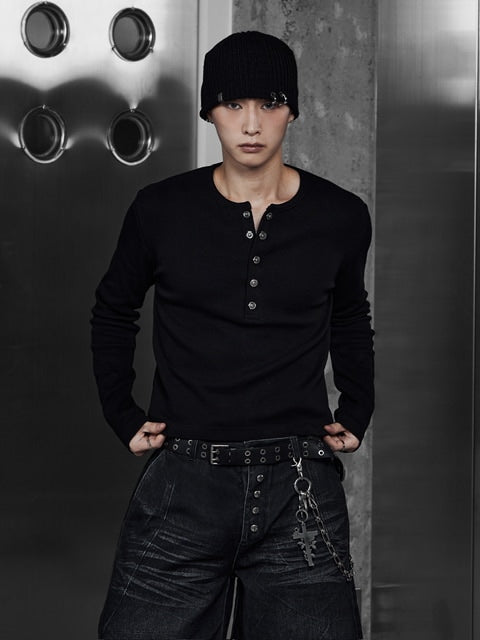 Rosen Kreuz】TIGHT RIB LONG SLEEVE – PRESSING WEB SHOP