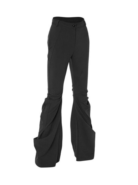 FLAREUP】Asymmetrical Drape Pants / 【フレアアップ】アシンメトリー