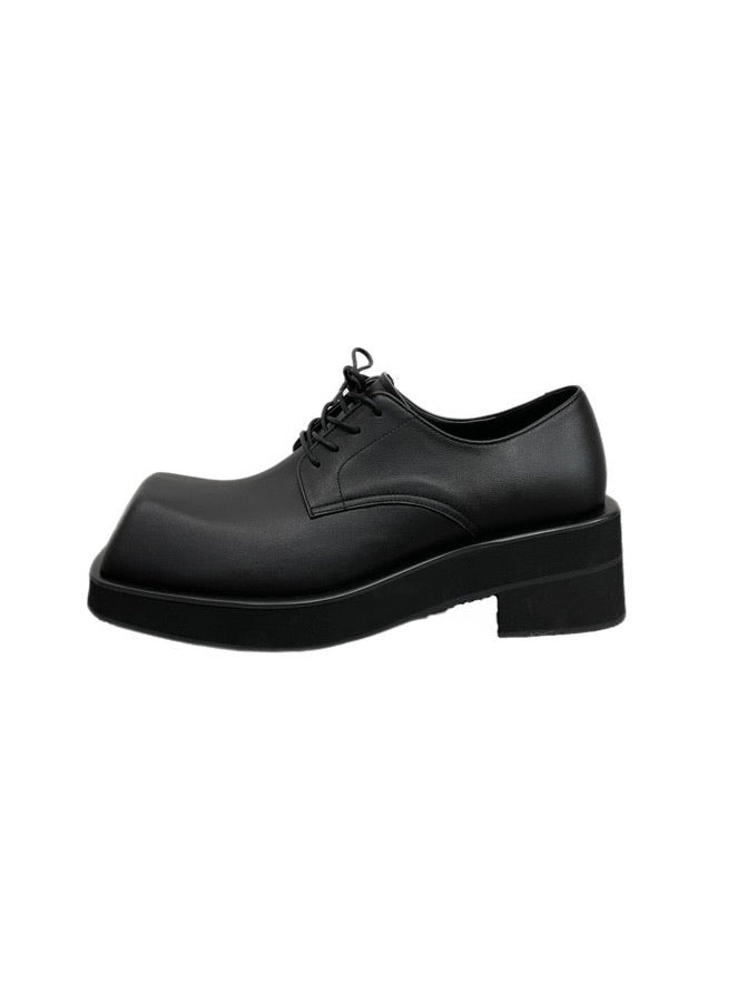 受注制【Chikashitsu +】square toe derby shoes – PRESSING WEB SHOP