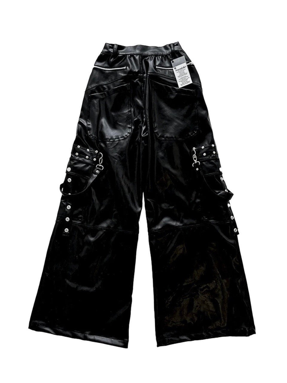 haveyoudiedbefore?】Bondage, Leather Oversized Pants /【ハブユー