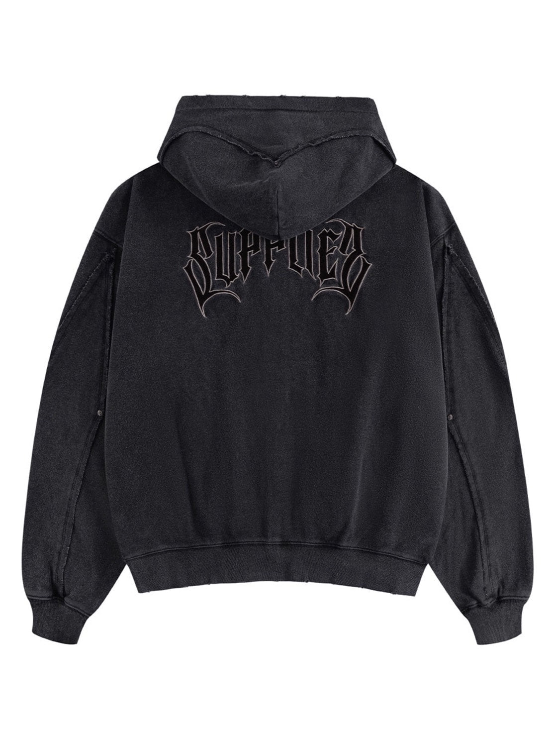 SUPPLIER】SWITCHING PIERCED ZIP HOODIE V2 / 【サプライヤー】ピアス