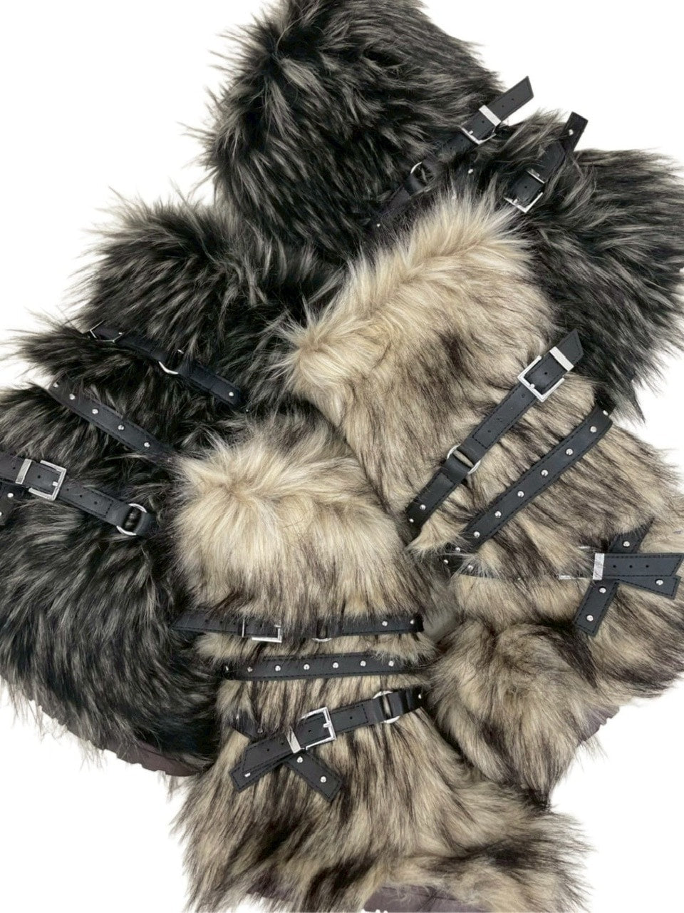 受注制【Never mind the XU】belt fur boots /【エックスユードッグ