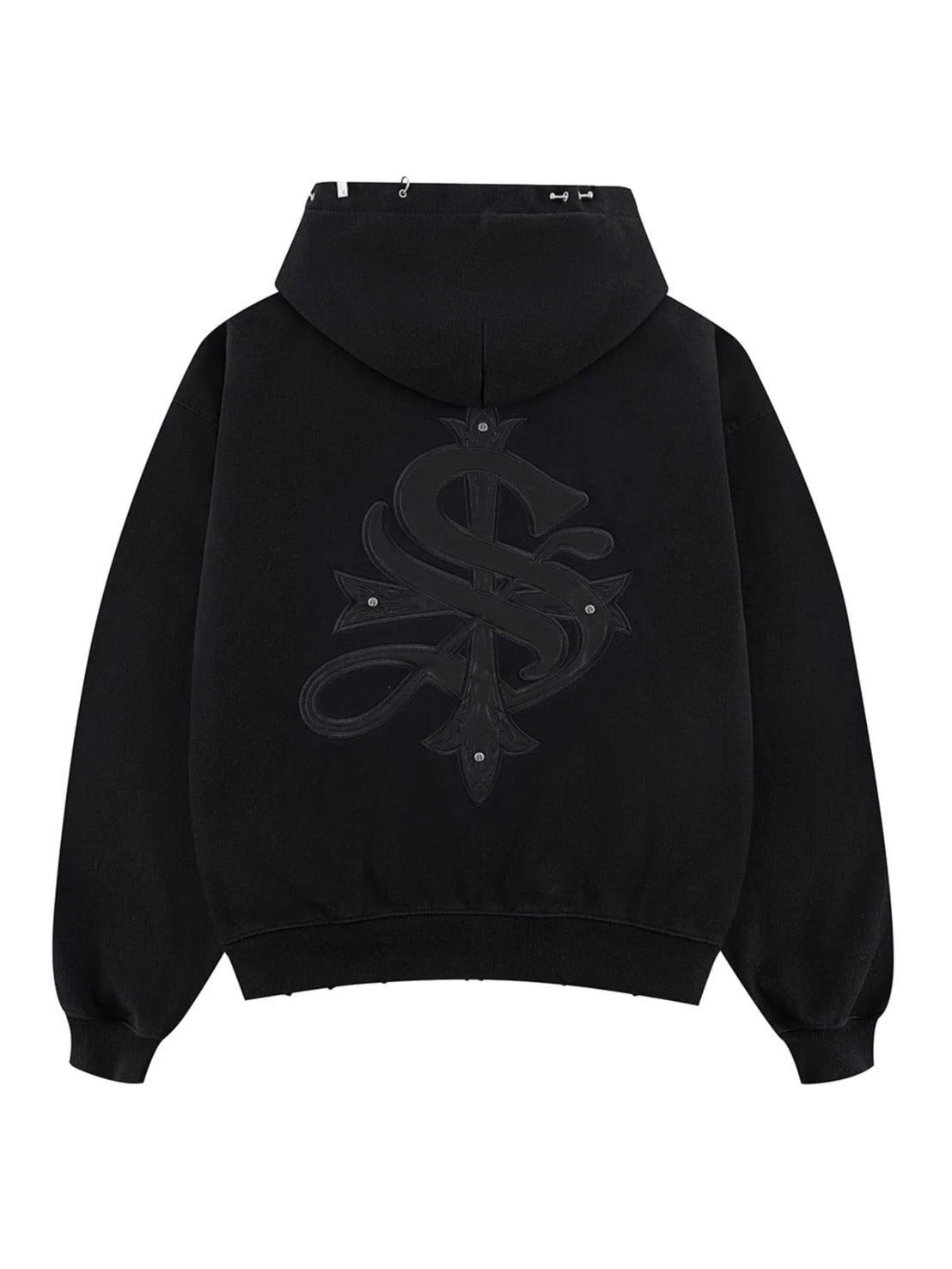 SUPPLIER】Pierced Tribal Cross Zip Hoodie – PRESSING WEB SHOP