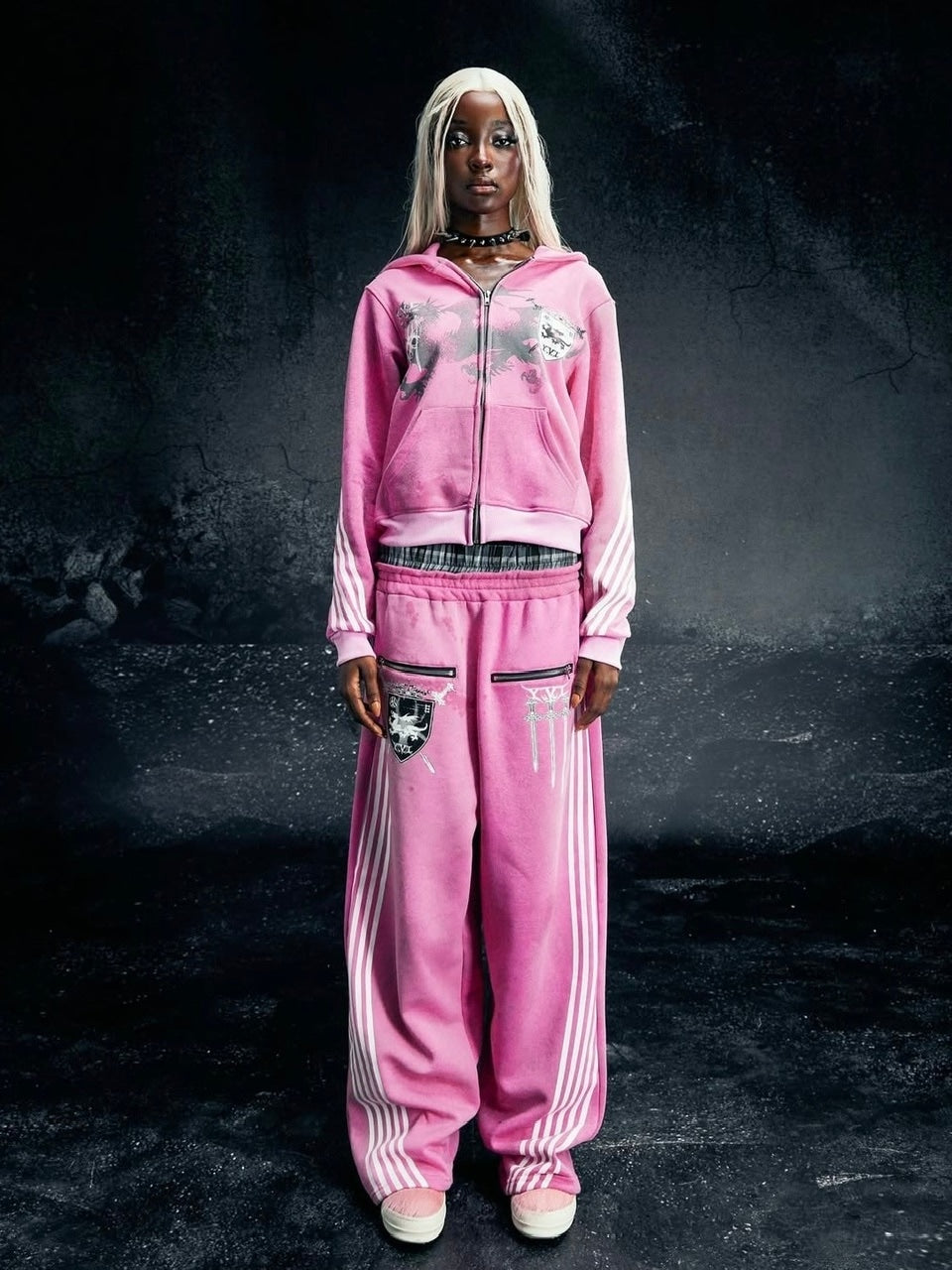 Cozy world Wide】ROYAL KNIGHT CLUB WAXED - HOODZIP – PRESSING WEB SHOP