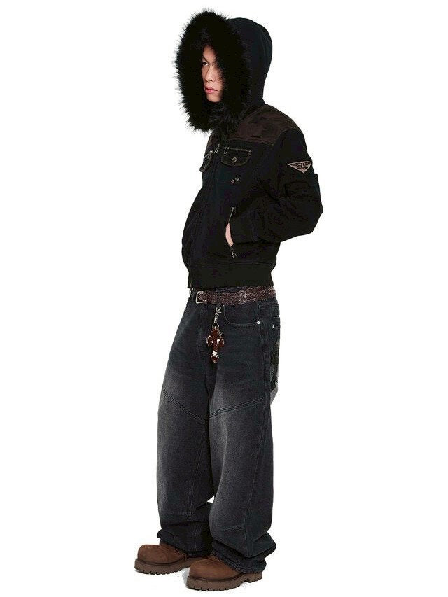 AAKAM】Fur Camo Contrast Jacket – PRESSING WEB SHOP