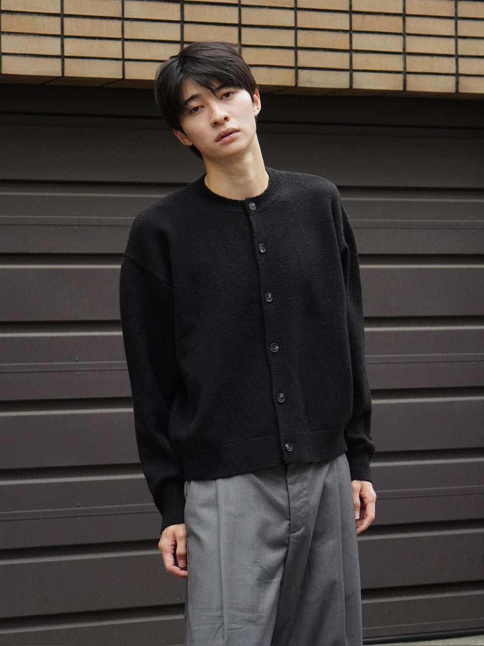 東京店WEB限定受注制【Chikashitsu +】soft touch crew neck knit