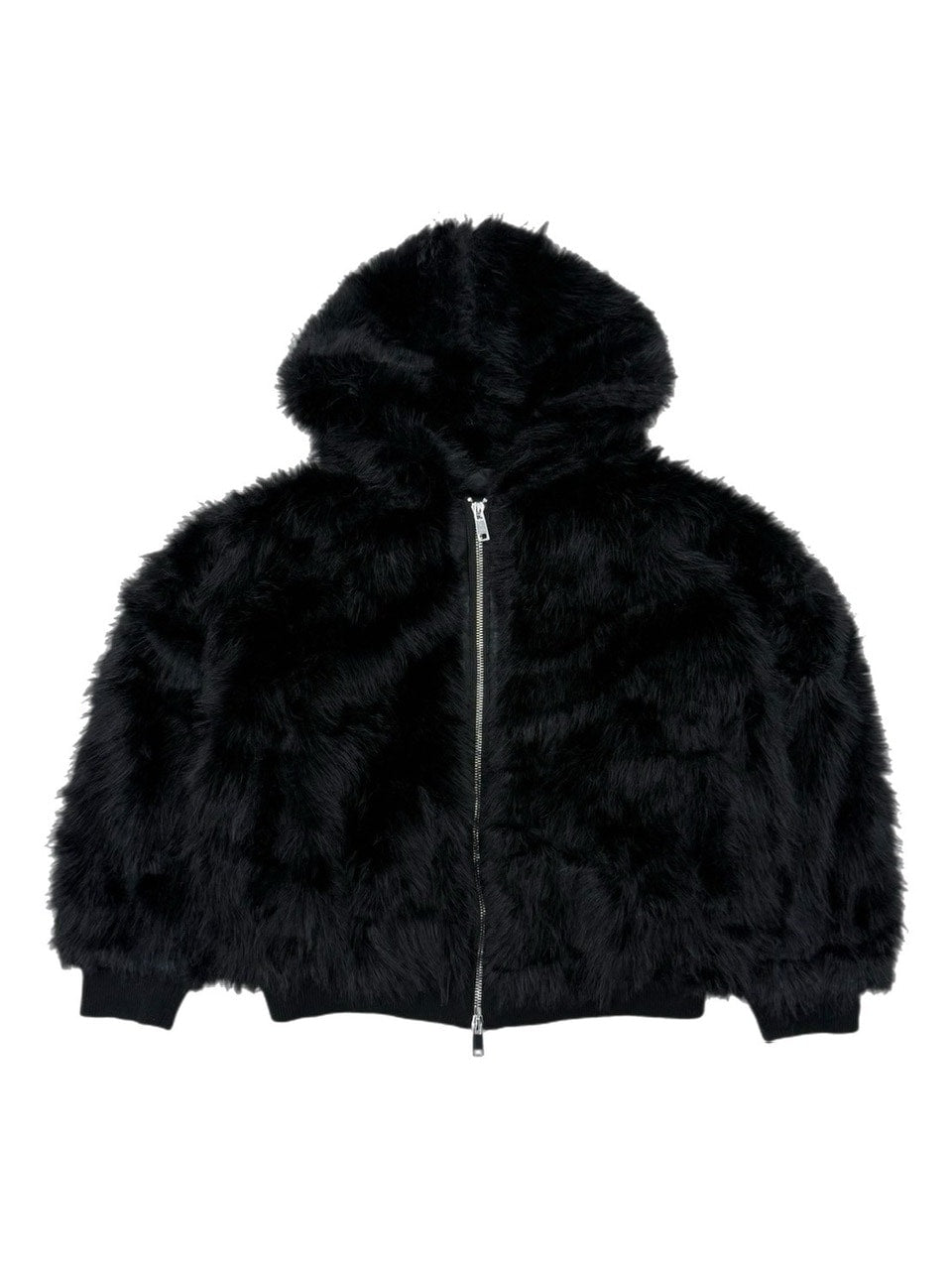 受注制【Chikashitsu +】oversized hooded fur blouson