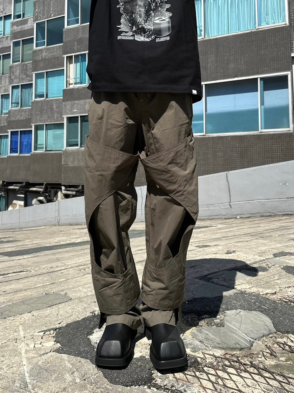 受注制【Chikashitsu +】square toe side zip boots – PRESSING WEB SHOP