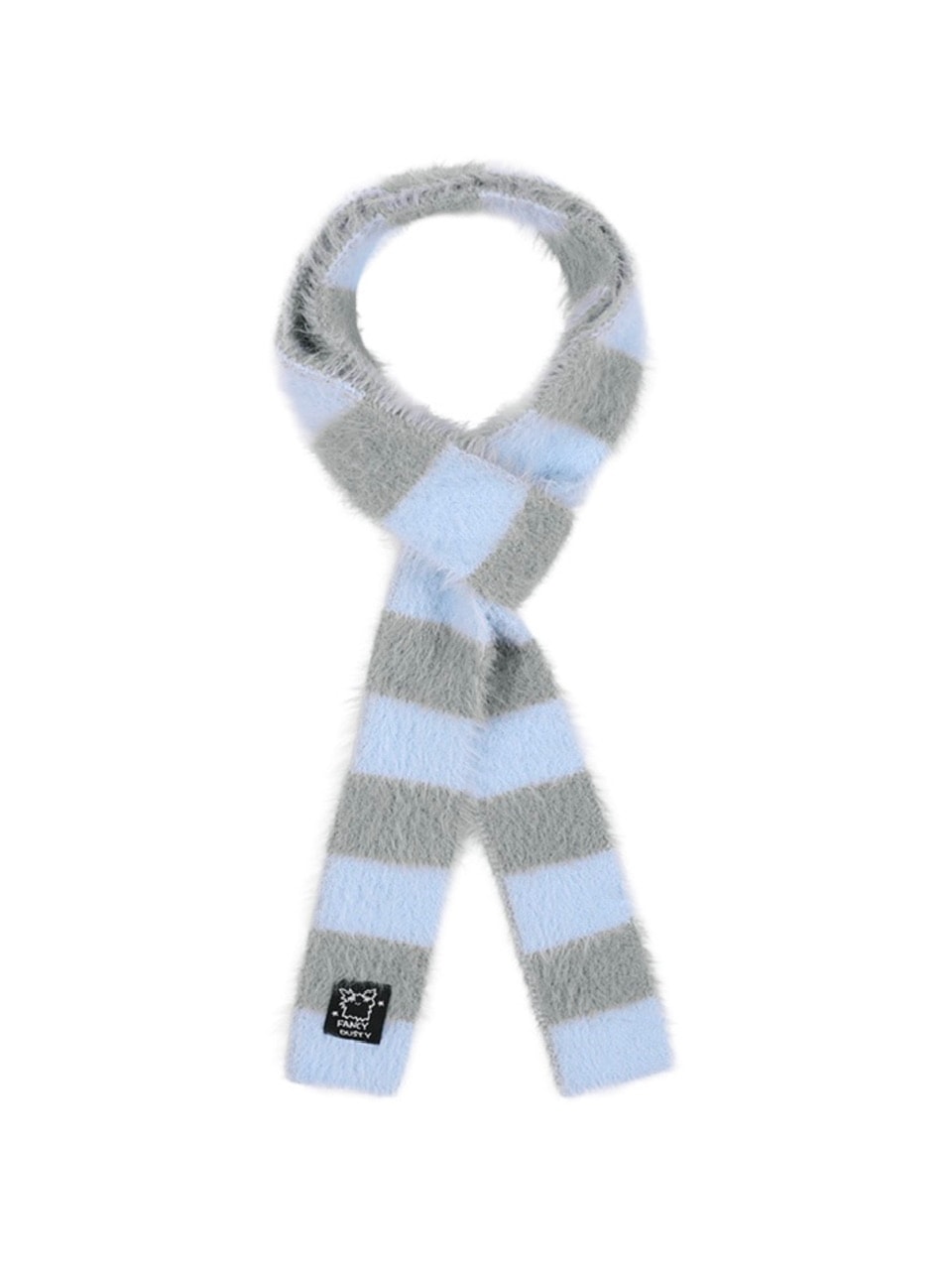 FANCY X DUSTY】HUG STRIPE FUR MUFFLER / 【ファンシー X ダスティ