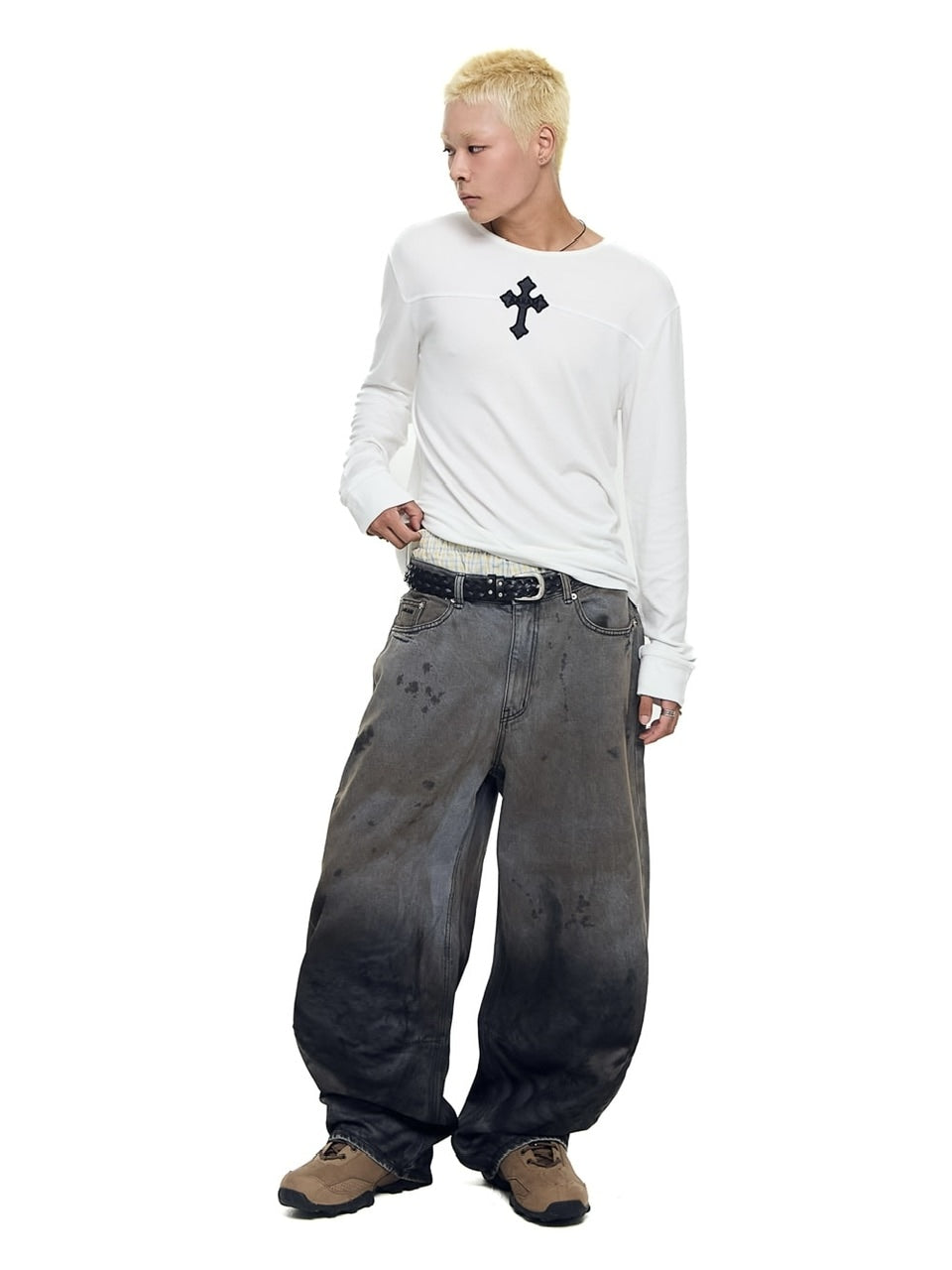 AAKAM】Dirty Gradation Denim Pants – PRESSING WEB SHOP