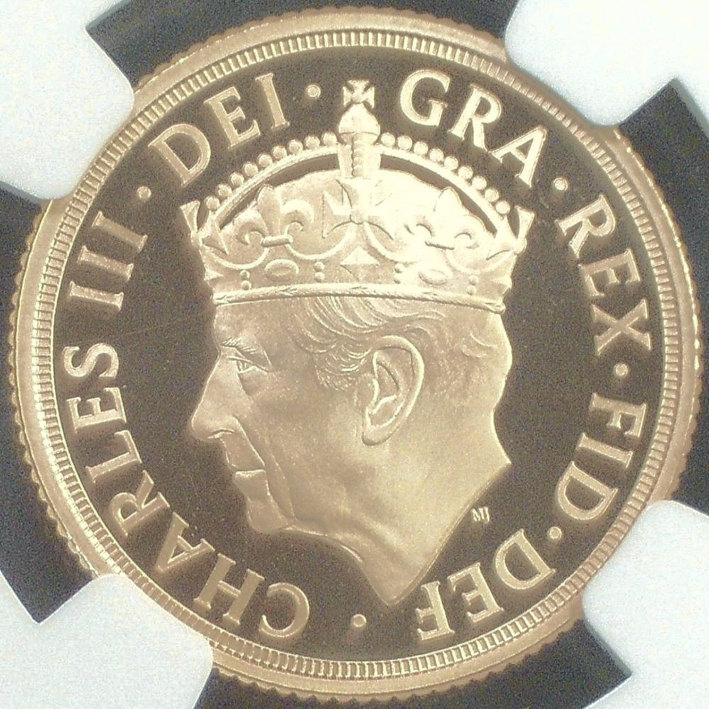 2023年 イギリス チャールズ3世 戴冠記念 1ソブリン金貨 – PRIME MINT
