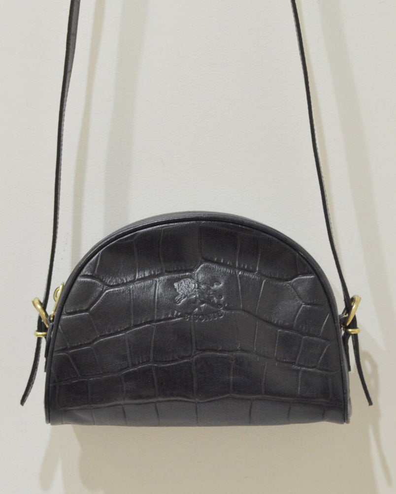 イルビゾンテ】クロコエンボスドレザー クロスボディバッグ 54202307611