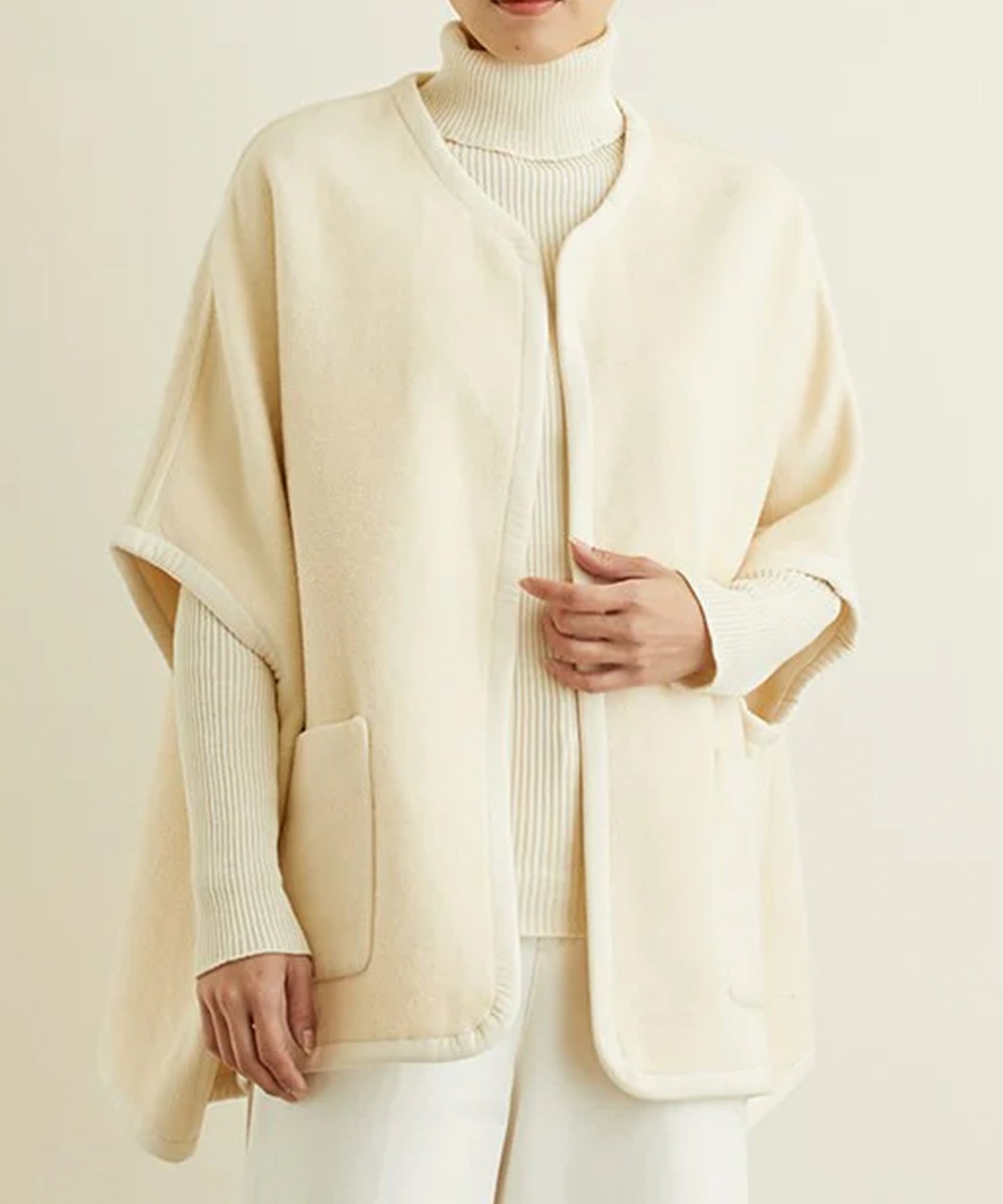 シルクコットンポンチョベスト / オーガニックコットン – PRISTINE