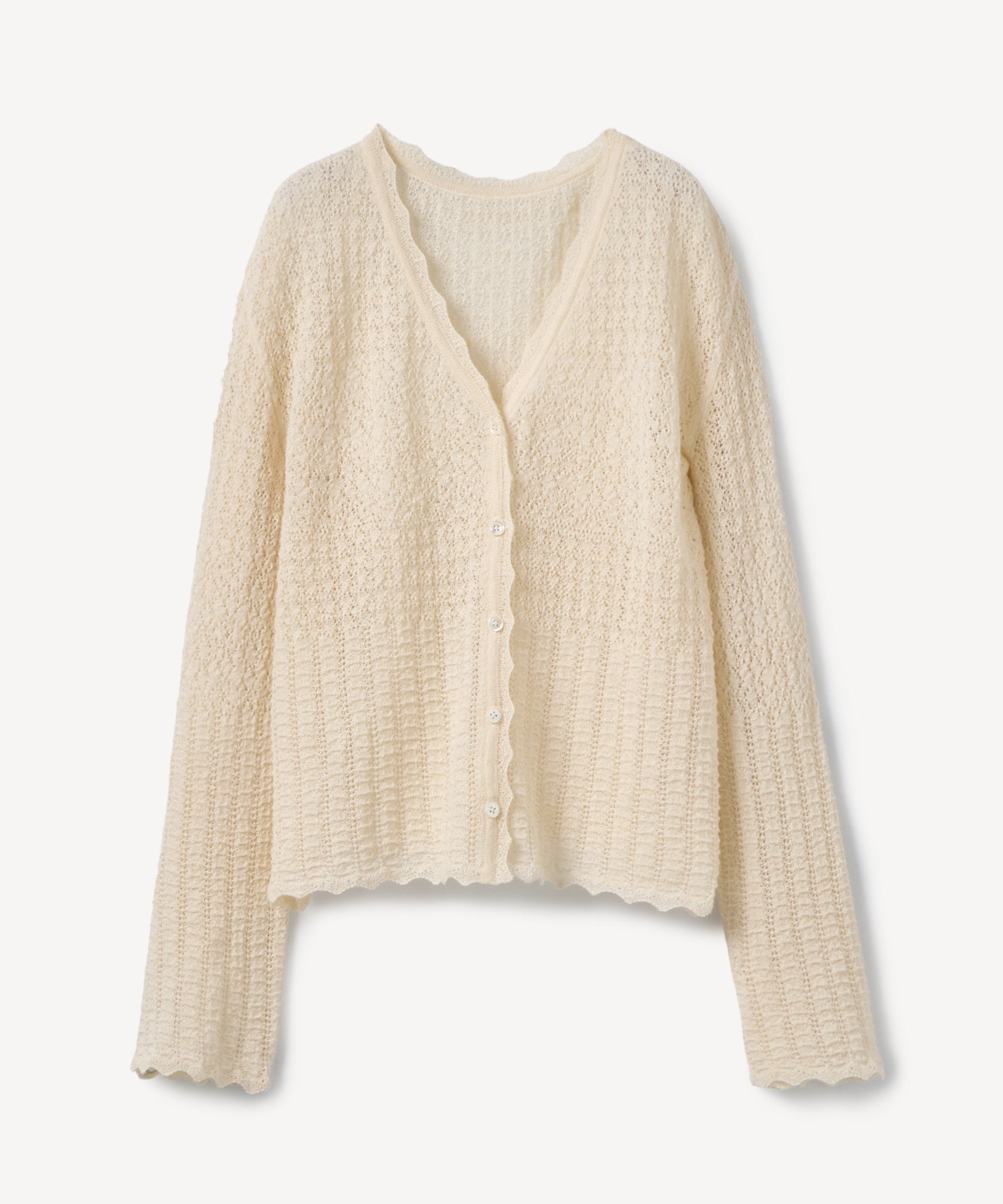 アルパカレーシーニットカーディガン / オーガニックコットン – PRISTINE