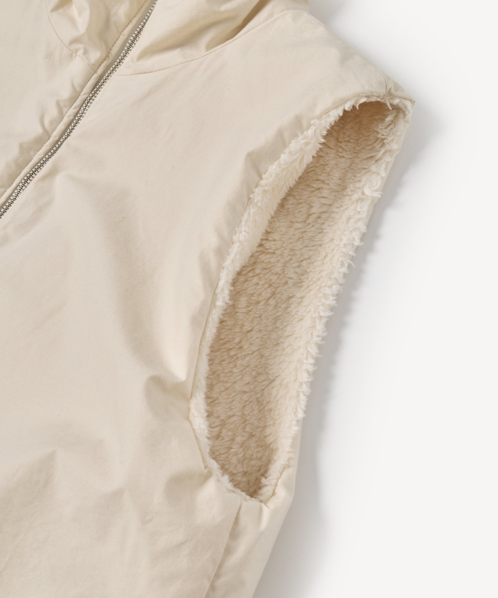 タイプライターリバーシブルベスト / オーガニックコットン – PRISTINE