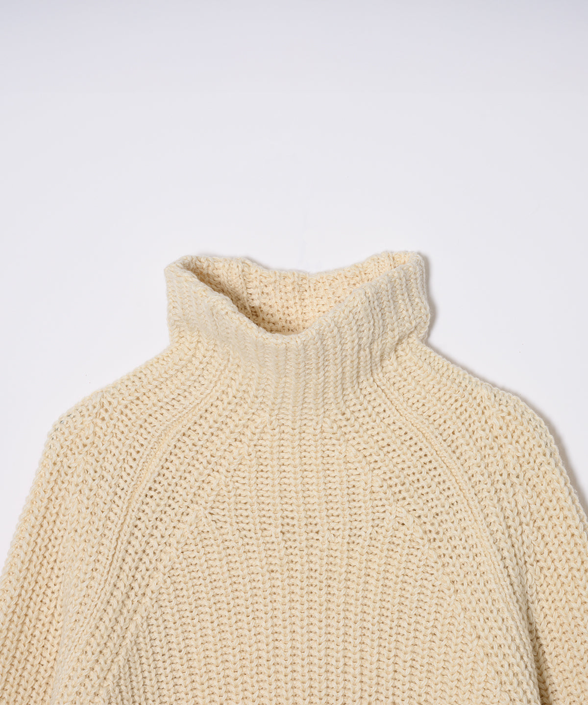 ウールニットタートルドルマンセーター / オーガニックコットン – PRISTINE