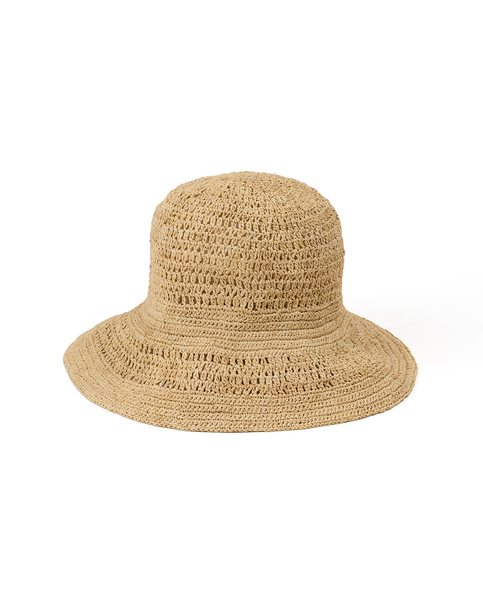 ラフィア透かし編みハット – PRISTINE