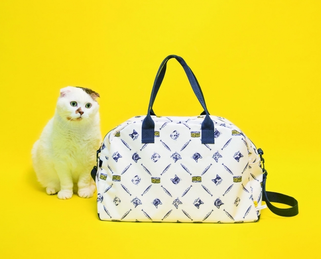 大 ボストンバッグ おとぎの国の猫と仲間たち 2way ねこ 旅行だけで