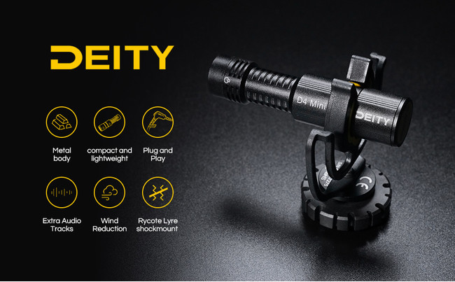 新発売】Deity V-Mic D4 Mini マイクロフォン新登場 | イングレート