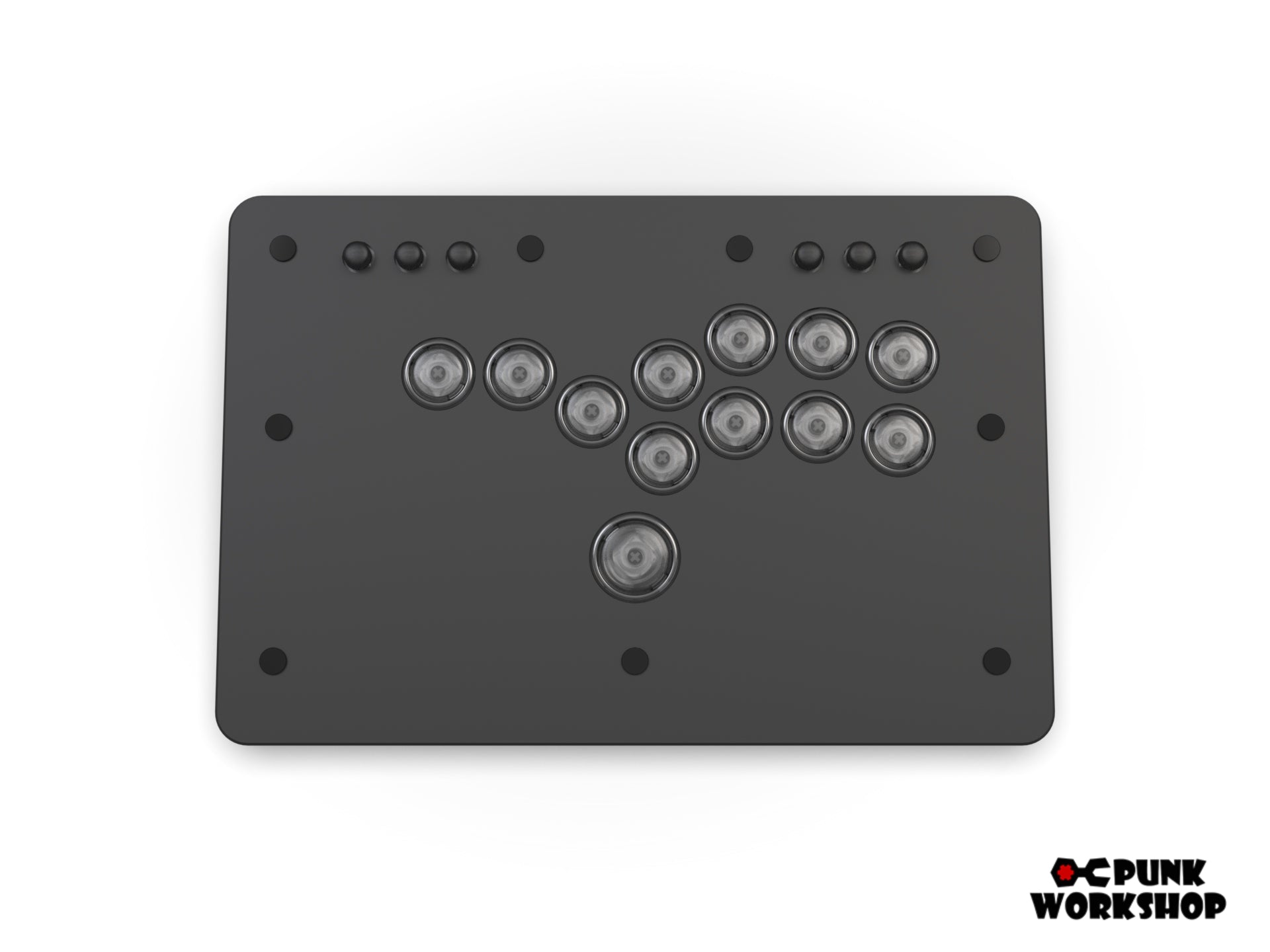 受注生産】MINI BOX レバーレスコントローラー (ボタンレイアウトA/C