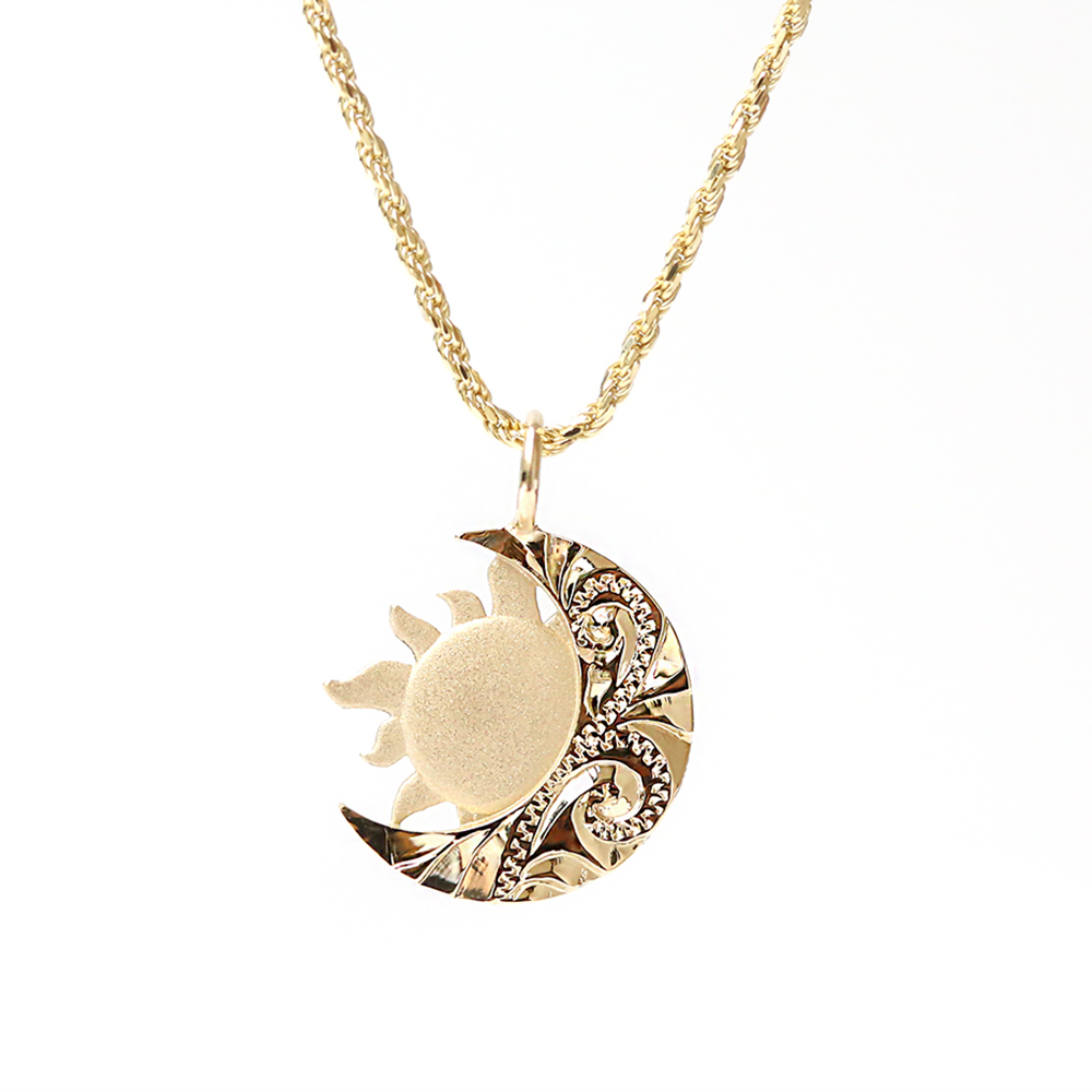 ハワイアンジュエリー サターン(土星)ネックレス - PUA ALLY(プアアリ)