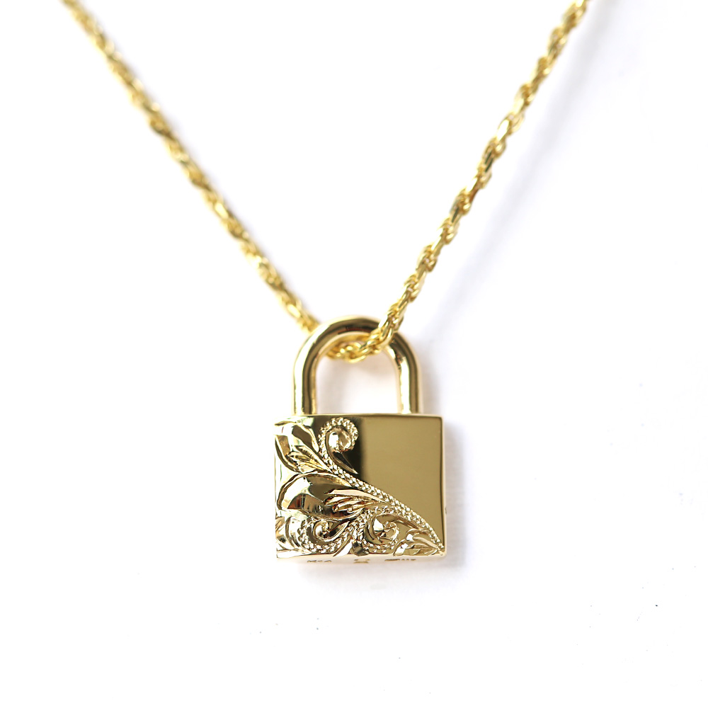 ハワイアンジュエリー パドロック(南京錠) ネックレス - PUA ALLY