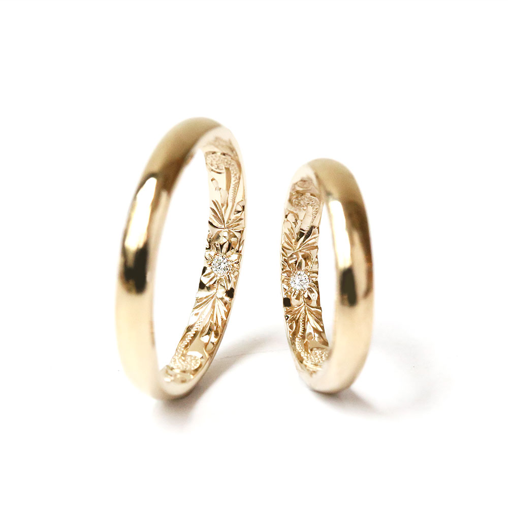 K14イエローゴールド×ダイヤモンド - PUA ALLY(プアアリ)