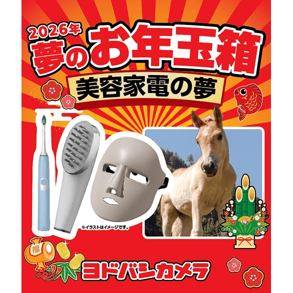 ヨドバシ福袋『美容健康家電・掃除機・ポータブル電源・お風呂テレビ