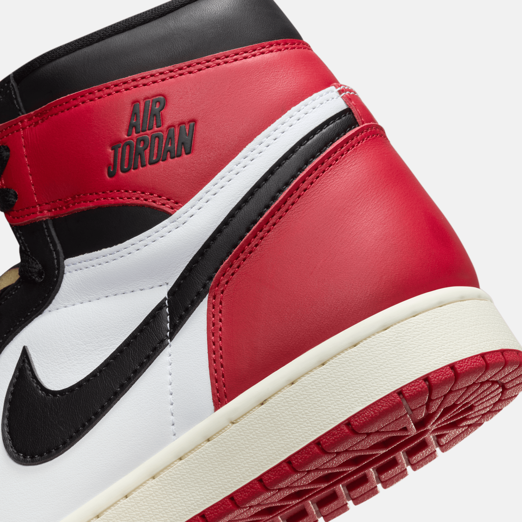 Air Jordan 1 Retro High OG Black Toe Reimagined – Puffer Reds