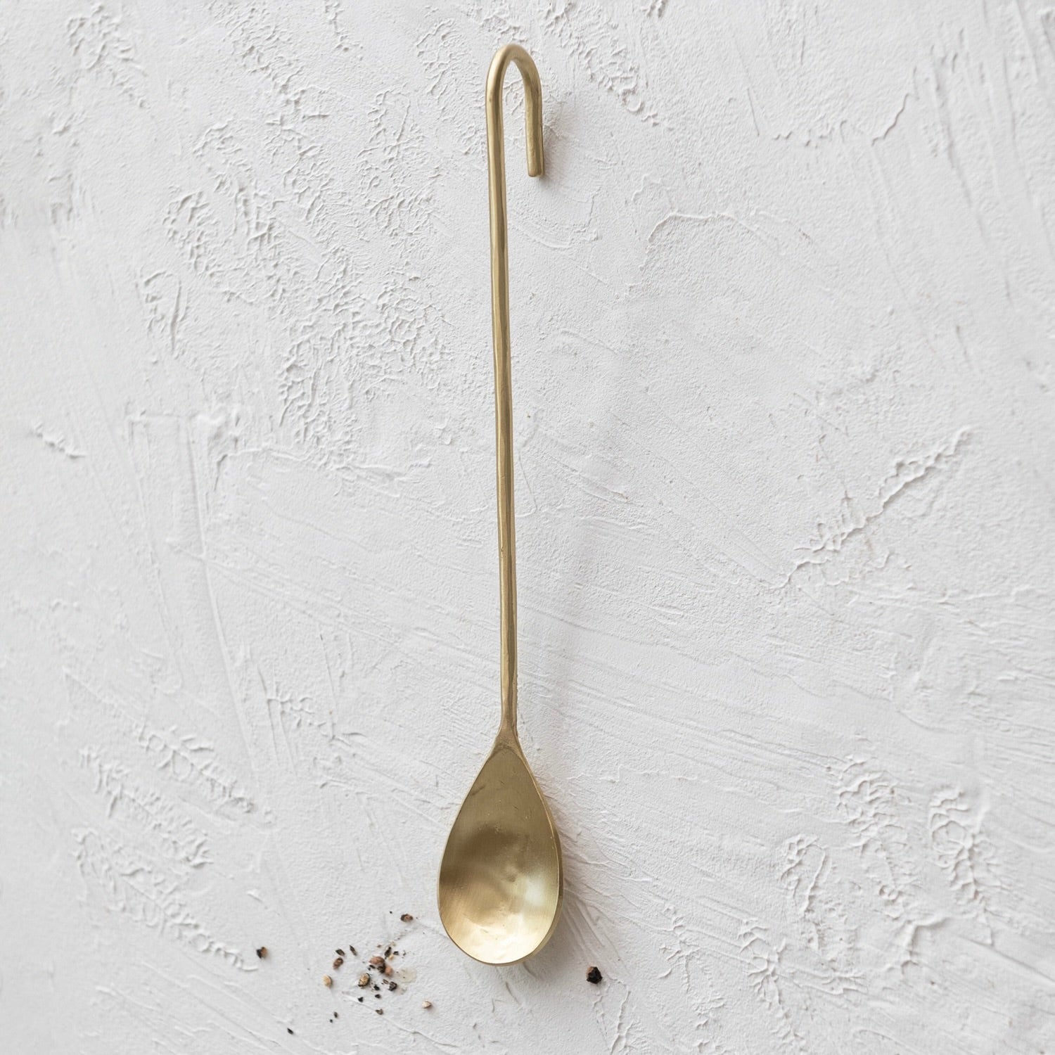Forged Brass Long Stirring Spoon | Vintage Inspired Home Décor