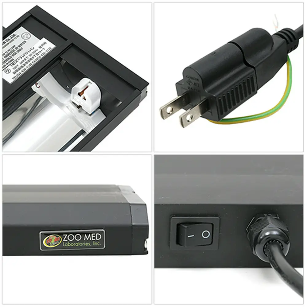 レプティサン テラリウムフード T5HO 24W 爬虫類 ライト UV灯 紫外線灯