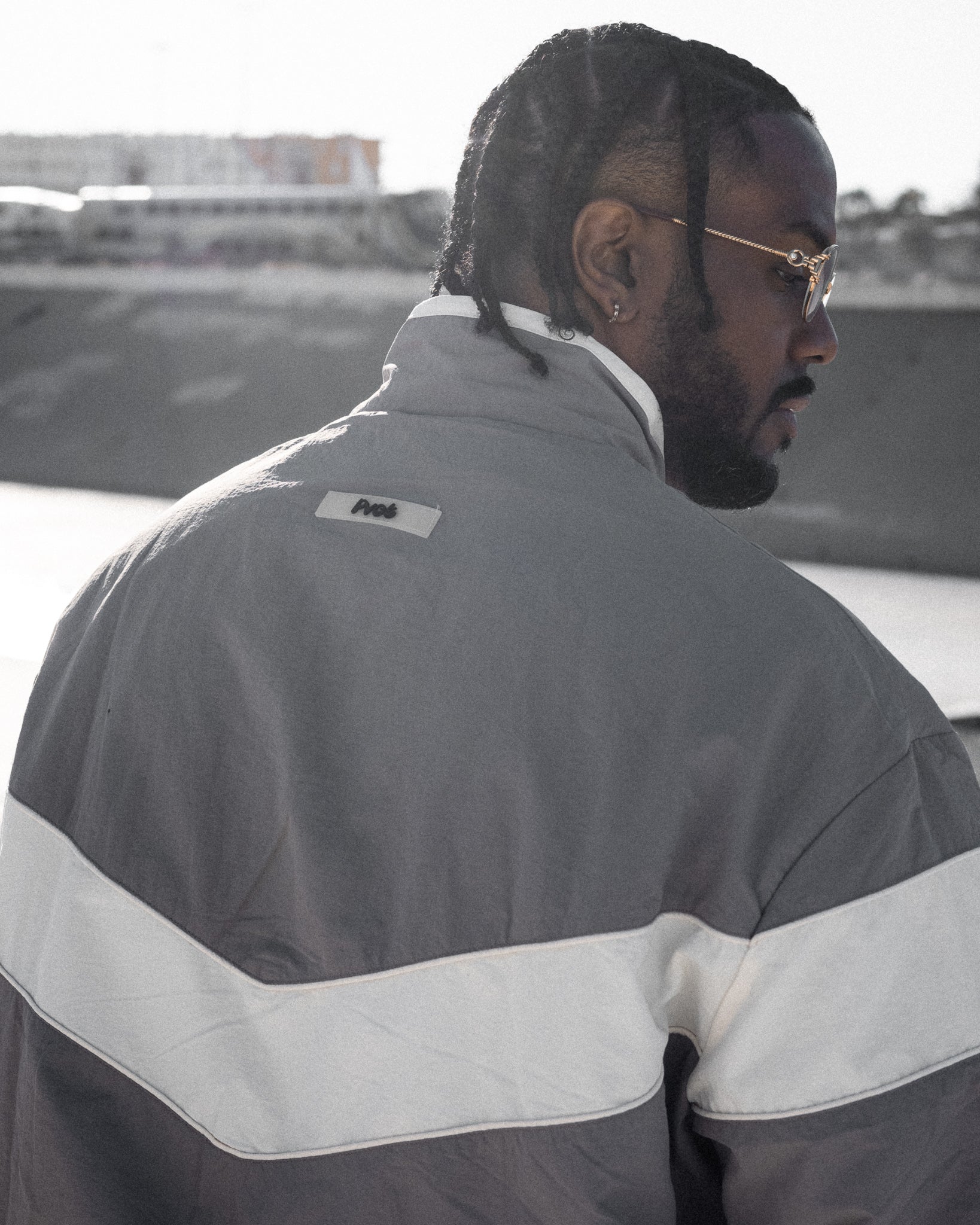 Pvot Athleisure Nylon Premium Jacket (Gray)