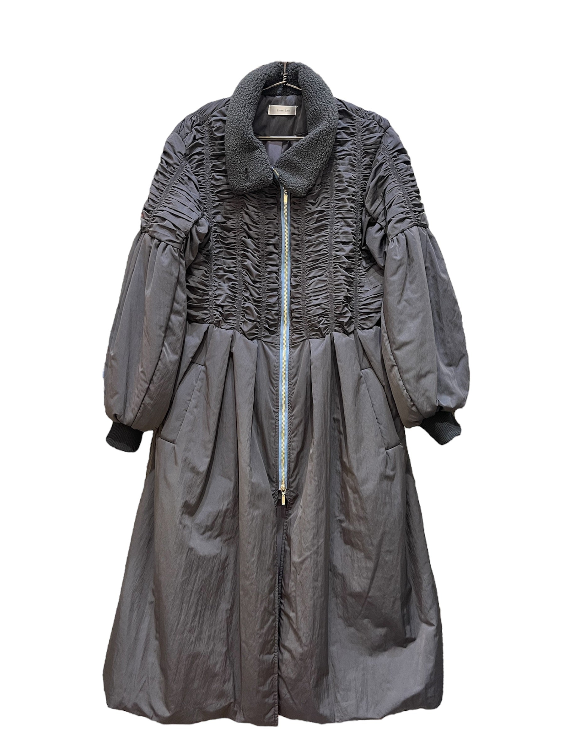 ◎Eimee Law シャーリング中綿ロングコート – q.b.cの公式オンラインストア