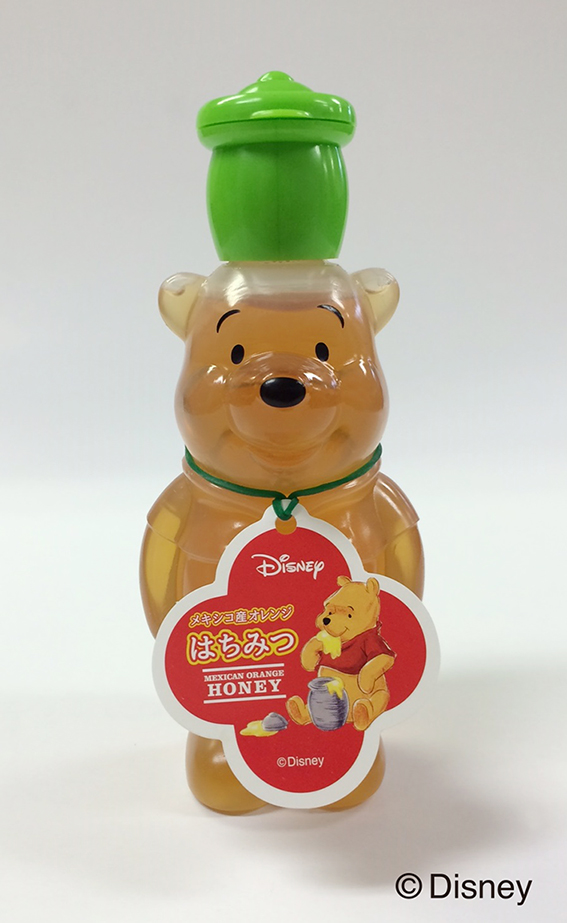 新商品のご案内＞ くまのプーさん メキシコ産オレンジはちみつボトル